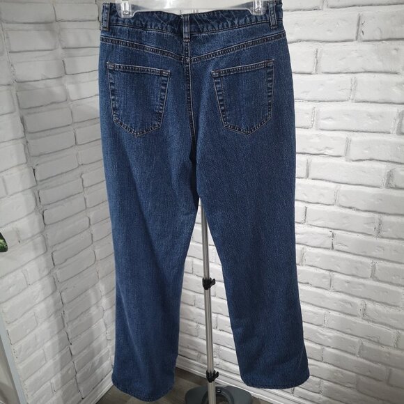 Wind River Ladies Fleece Lined Medium Wash Classic Fit Blue Jeans - Picture 2 of 13